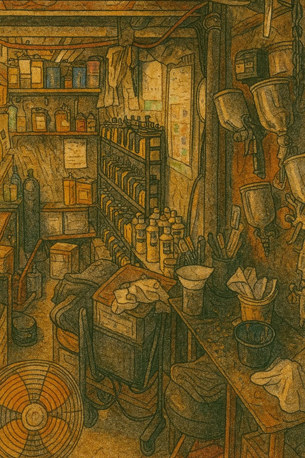 工場内イラスト